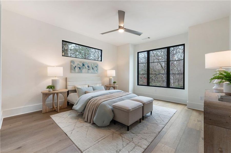 Furnished interior view inside a new home in , Sandy Springs (Image 12).