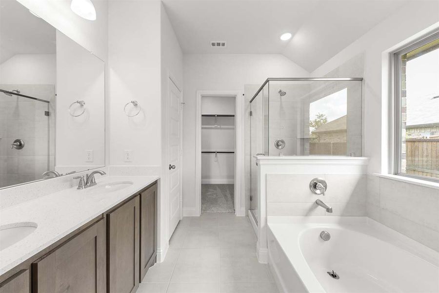 Representative furnished interior of a home built from the Prosper by Pacesetter Homes in Timberbrook, Justin (Image 11).