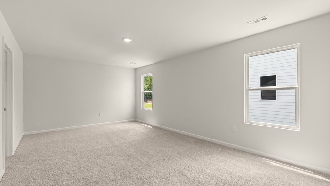 Representative unfurnished interior of a home built from the Baker ll by D.R. Horton in Braselton Village, Braselton (Image 22).