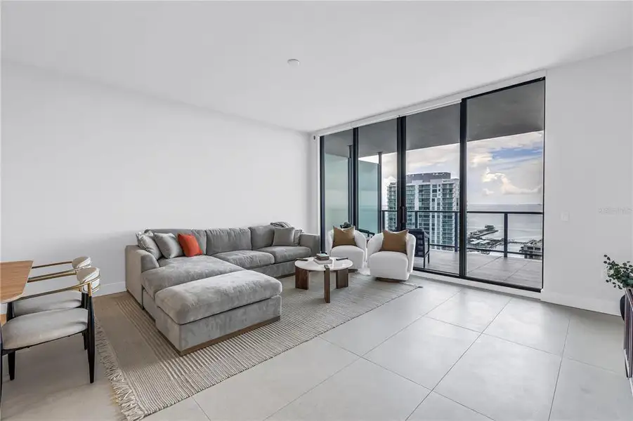 Furnished interior view inside a new home in , St. Petersburg (Image 16).