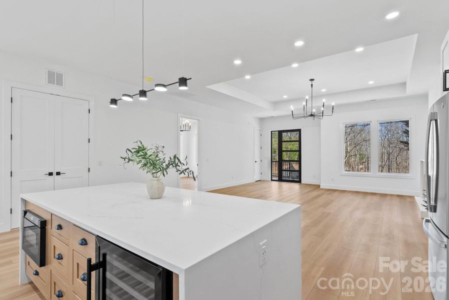 Furnished interior view inside a new home in , Fletcher (Image 10).
