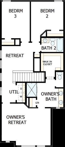 2D floor plan layout of this home in Double Creek Crossing, Round Rock, TX (Image 6). 2D floor plan layout of this home in Double Creek Crossing, Round Rock, TX (Image 6).