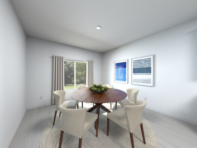 Furnished interior view inside a new home in Azalea Creek, Jacksonville (Image 4).