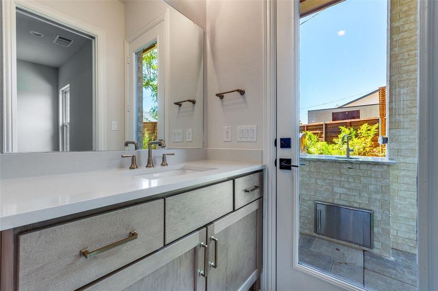 Bathroom with vanity Bathroom with vanity