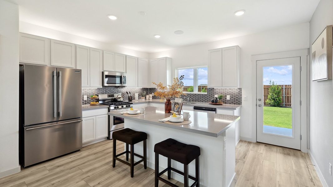 Representative furnished interior of a home built from the Latitude by DRB Homes in Bel Air Village, Sherman (Image 7).