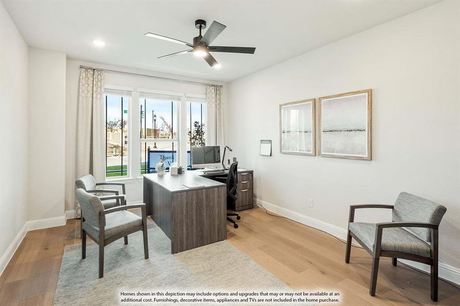 Furnished interior view inside a new home in Glenwood Meadows, Denton (Image 7).