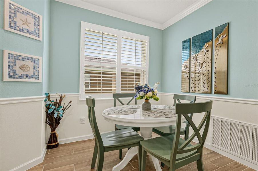 Furnished interior view inside a new home in Crystal Bay Estates, Grant-Valkaria (Image 16). Furnished interior view inside a new home in Crystal Bay Estates, Grant-Valkaria (Image 16).