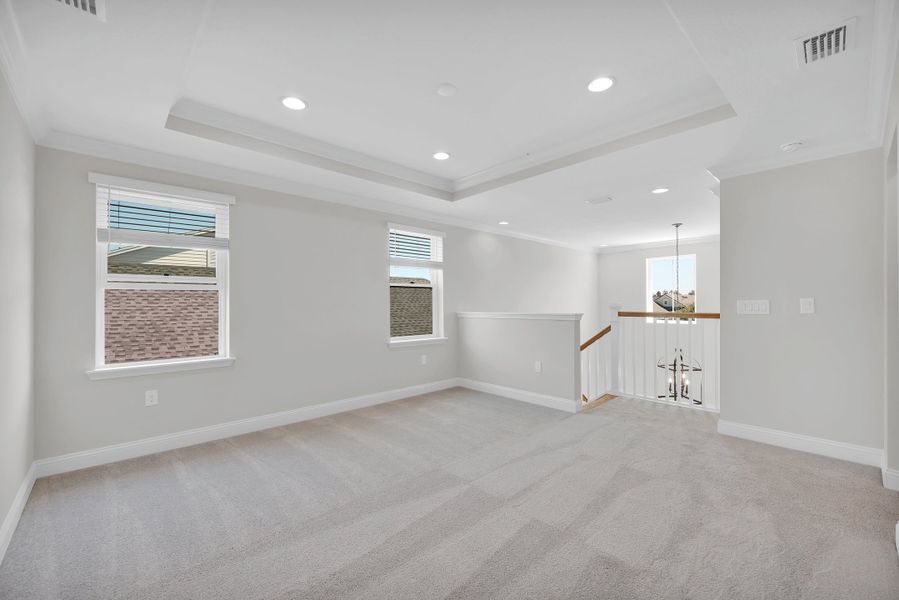 Representative unfurnished interior of a home built from the Miramar by Riverside Homes in Mariposa at EverRange, Jacksonville (Image 78).
