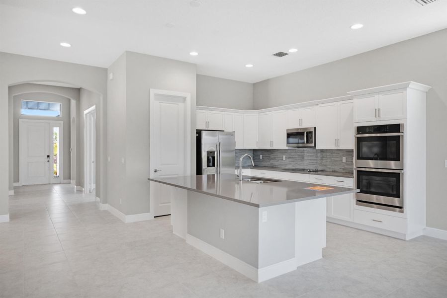 Furnished interior view inside a new home in Lake Park at Tradition, Port St. Lucie (Image 8).