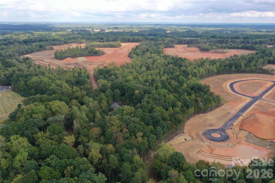 Sky view of community