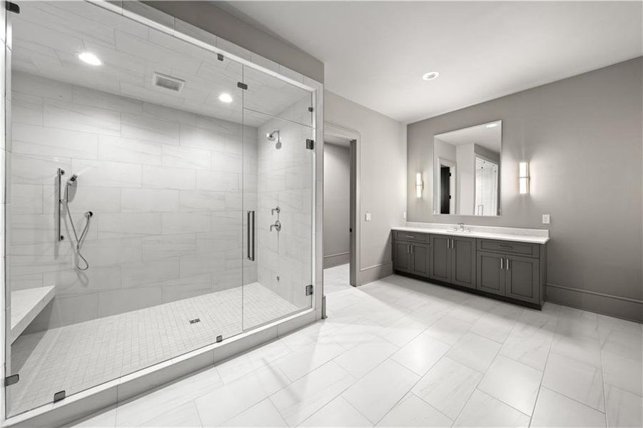 Furnished interior view inside a new home in , Sandy Springs (Image 49).