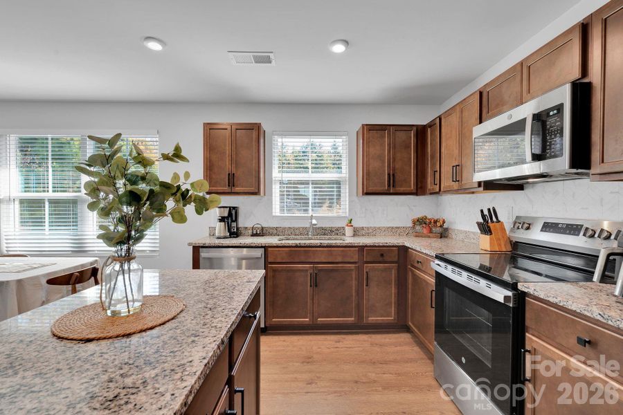 Furnished interior view inside a new home in , Charlotte (Image 10).