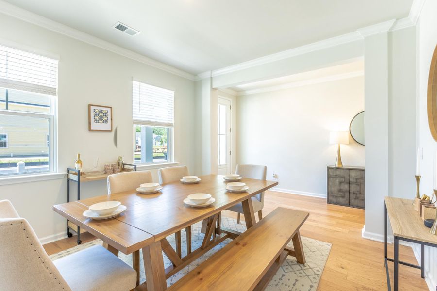 Furnished interior view inside a new home in Mallard Crossing, Summerville (Image 22).