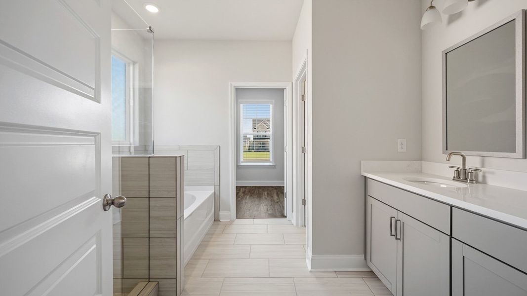 Furnished interior view inside a new home in Heritage Pointe, Senoia (Image 9).