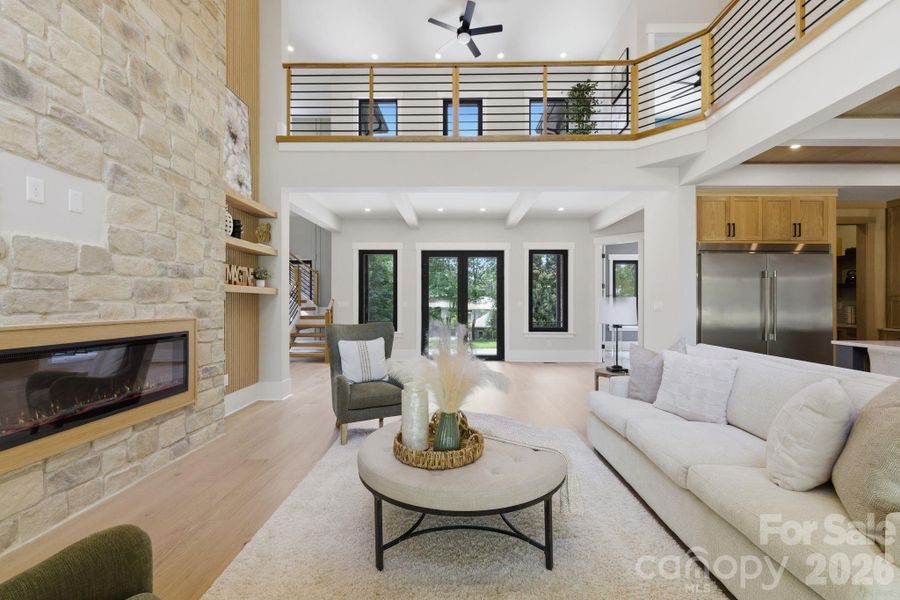 Two Story Living Room Two Story Living Room