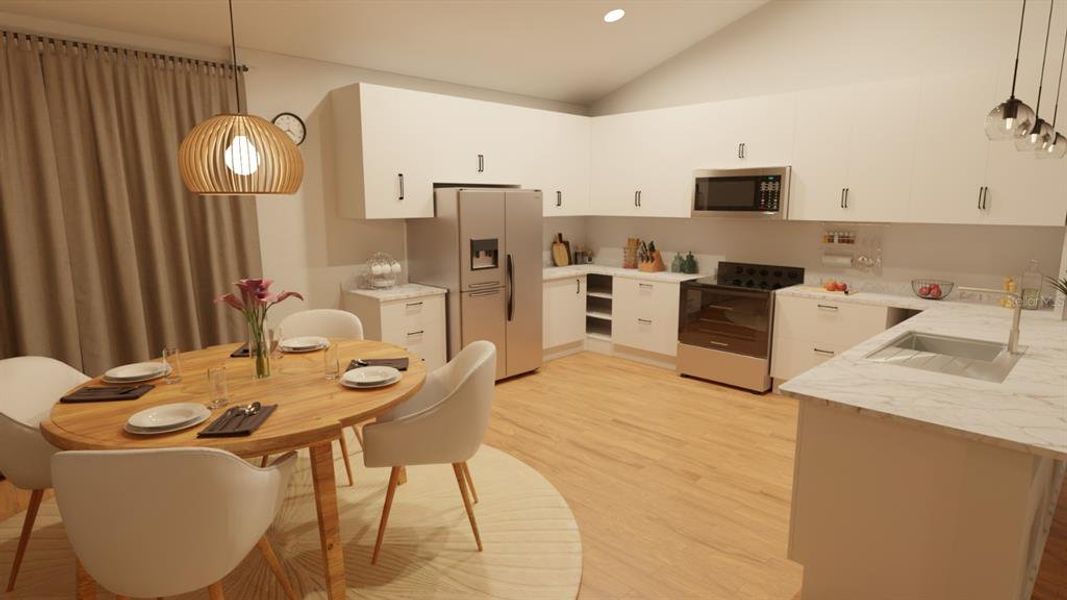 Furnished interior view inside a new home in , Palm Bay (Image 5). Furnished interior view inside a new home in , Palm Bay (Image 5).