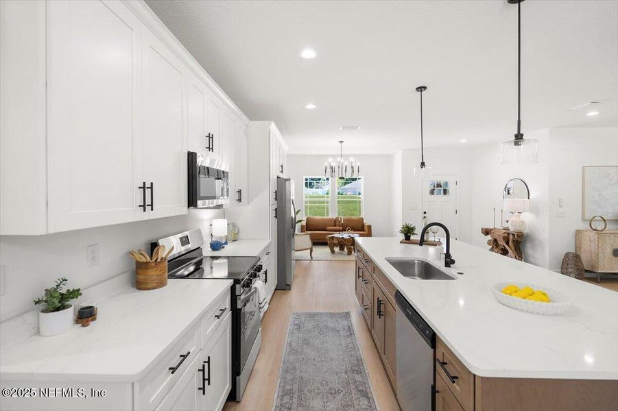 Furnished interior view inside a new home in , Keystone Heights (Image 7).