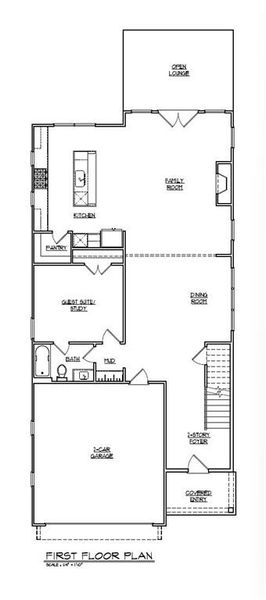 2D floor plan layout of this home in , Marietta, GA (Image 5).