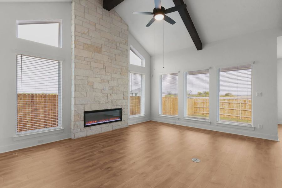 Spacious, unfurnished interior of a new home in The Grove at Blackhawk, Pflugerville (Image 10).