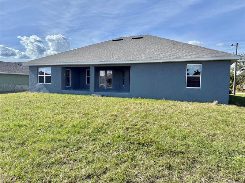 Exterior details and patio area of a home in South Gulf Cove, Port Charlotte (Image 16).