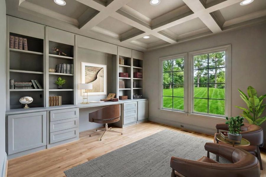 Furnished interior view inside a new home in , Marietta (Image 5).