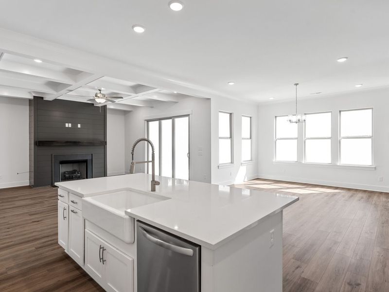 Furnished interior view inside a new home in Shelton Square, Murfreesboro (Image 16).