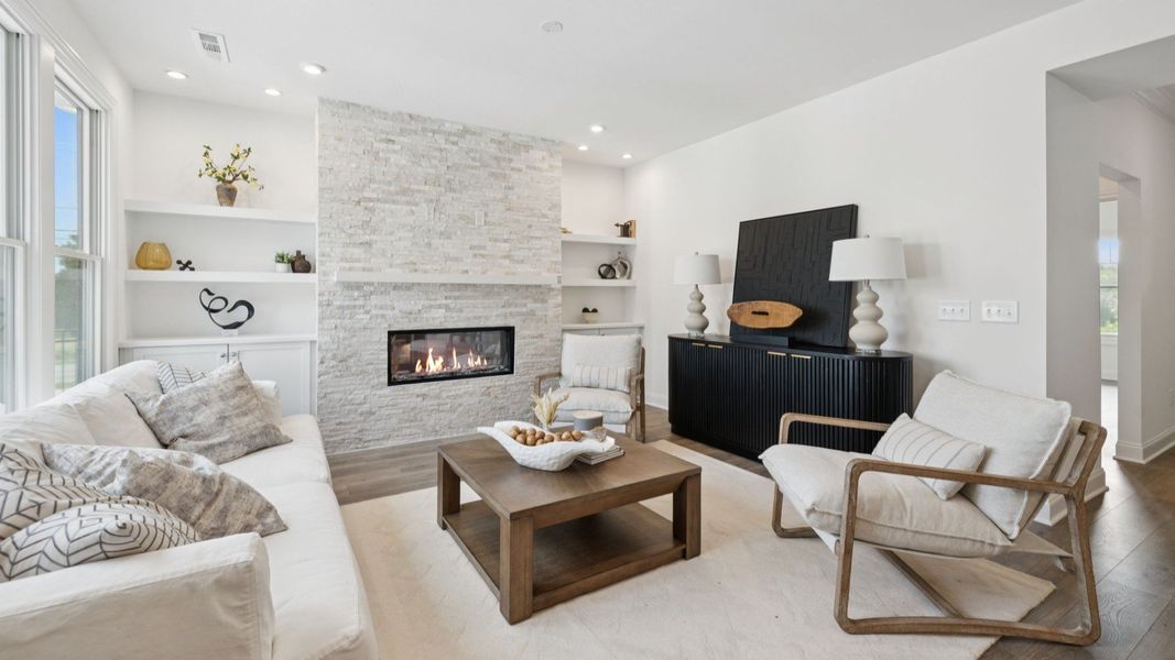 Furnished interior view inside a new home in The Courtyards at Stewarts Creek, Smyrna (Image 37).