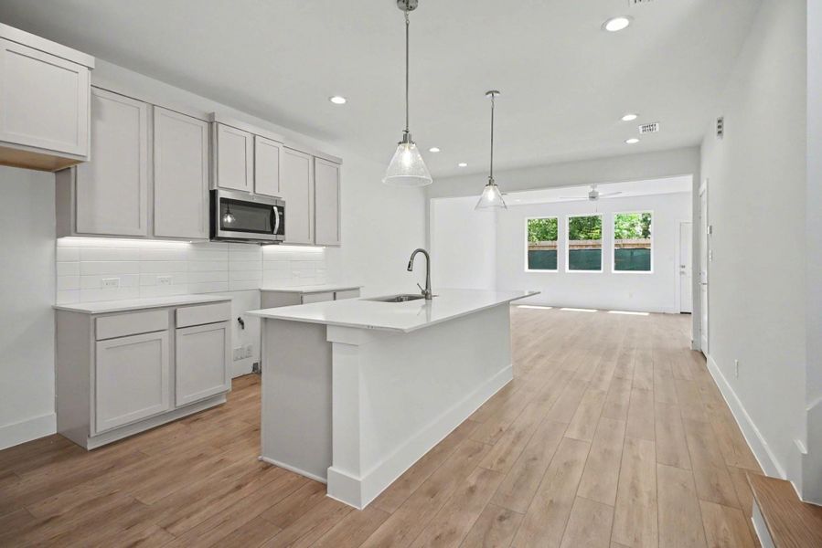 Furnished interior view inside a new home in , Houston (Image 7).