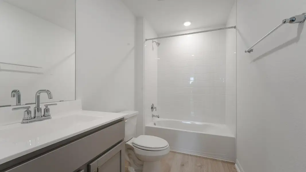 Furnished interior view inside a new home in Prairie Lakes, Buda (Image 6).