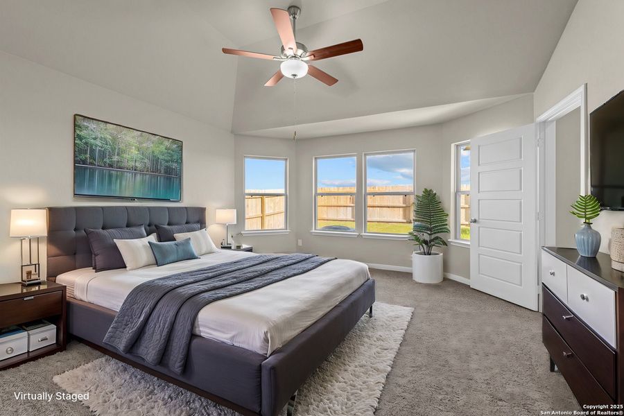 Furnished interior view inside a new home in Winding Brook, San Antonio (Image 4).