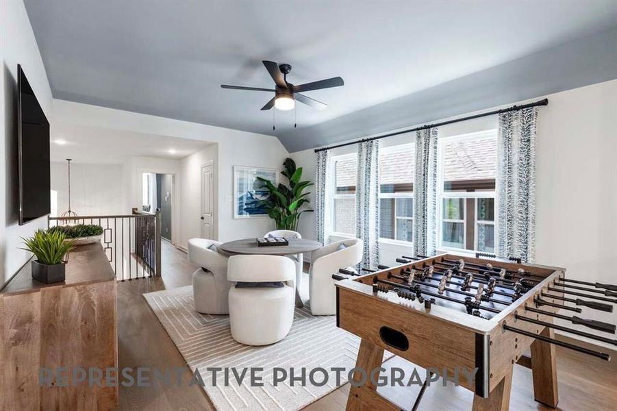 Furnished interior view inside a new home in Wellington, Haslet (Image 23).