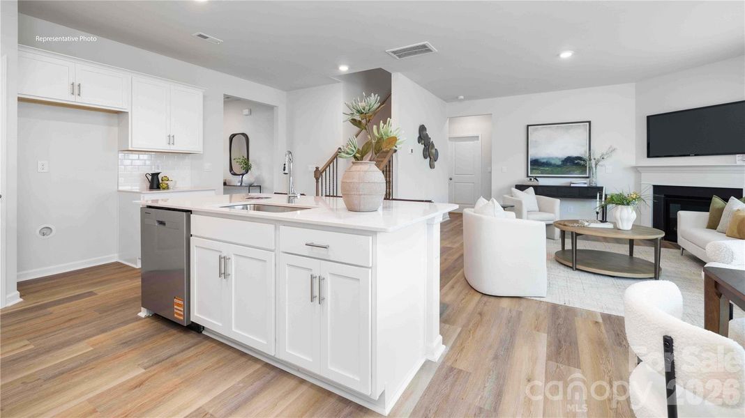 Furnished interior view inside a new home in Sonoma Hills, Charlotte (Image 4).