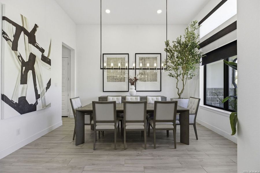 Furnished interior view inside a new home in Vintage Oaks, New Braunfels (Image 15).