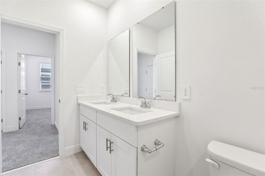 Furnished interior view inside a new home in Cyrene at Minneola - Villas, Minneola (Image 9).