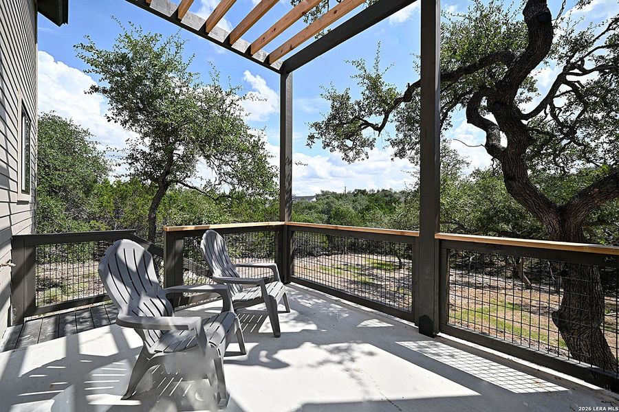 Exterior details and patio area of a home in , Fischer (Image 4).