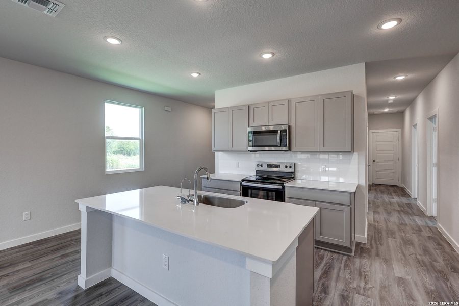 Furnished interior view inside a new home in Park Place, New Braunfels (Image 9).