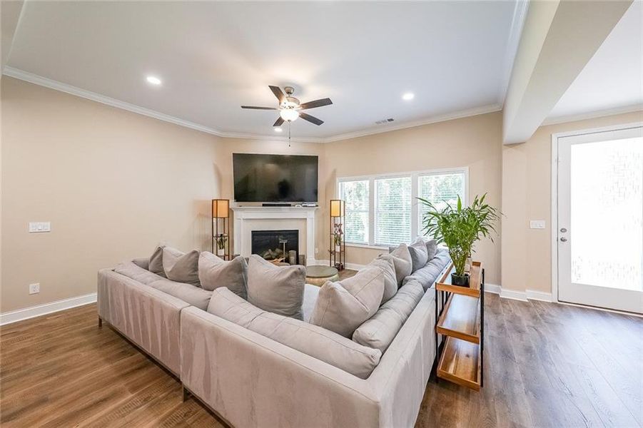 Furnished interior view inside a new home in , Tucker (Image 13).