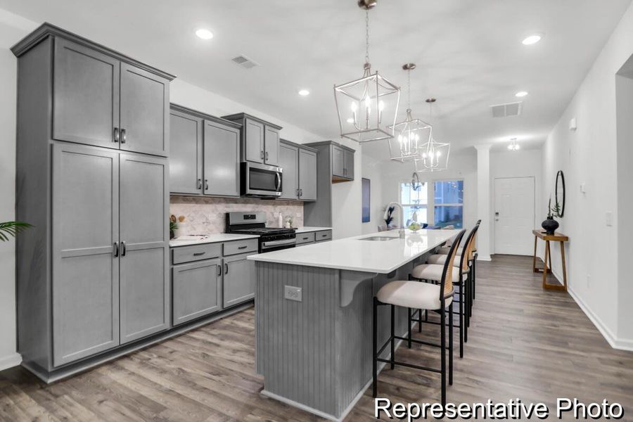 Furnished interior view inside a new home in , Ravenel (Image 14). Furnished interior view inside a new home in , Ravenel (Image 14).