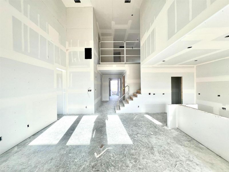 Actual progress of your home.