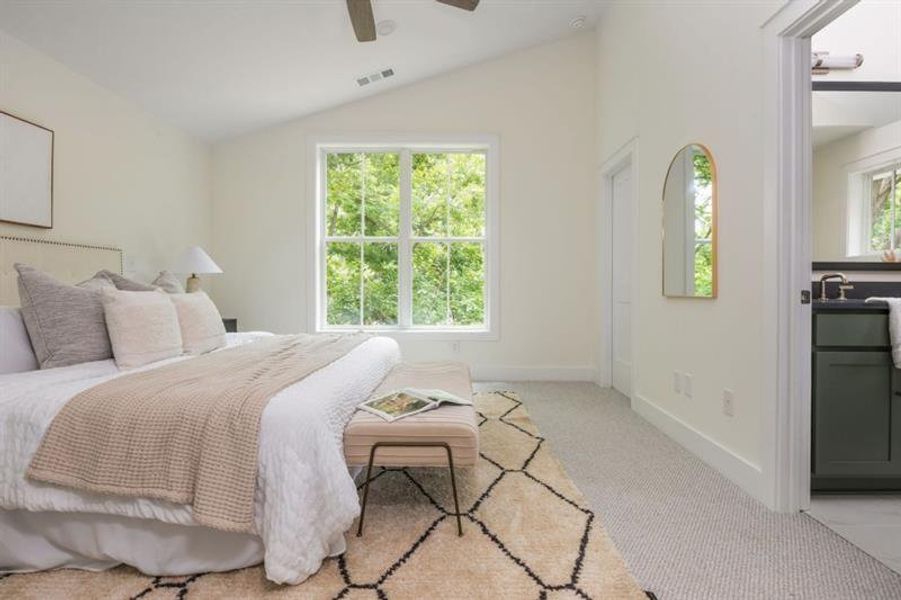 Furnished interior view inside a new home in , Atlanta (Image 10).