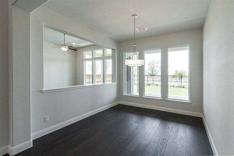 Representative unfurnished interior of a home built from the Brennan by Pacesetter Homes in Timberbrook, Justin (Image 16).