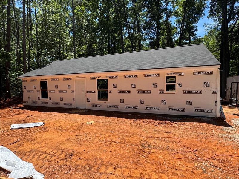 In-progress construction of a new home in , Martin, GA (Image 7).