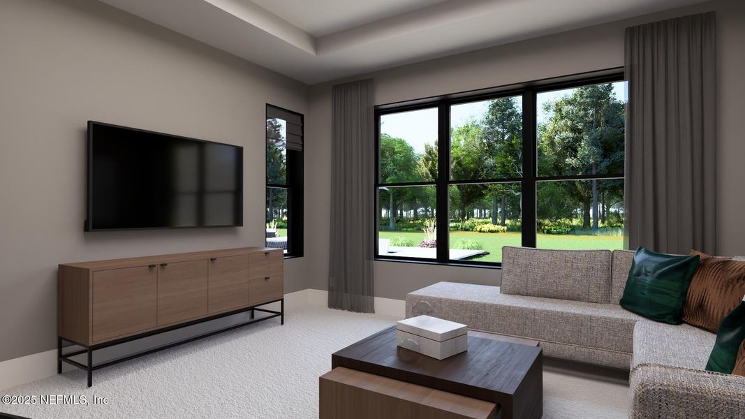 Furnished interior view inside a new home in , St. Augustine (Image 6).