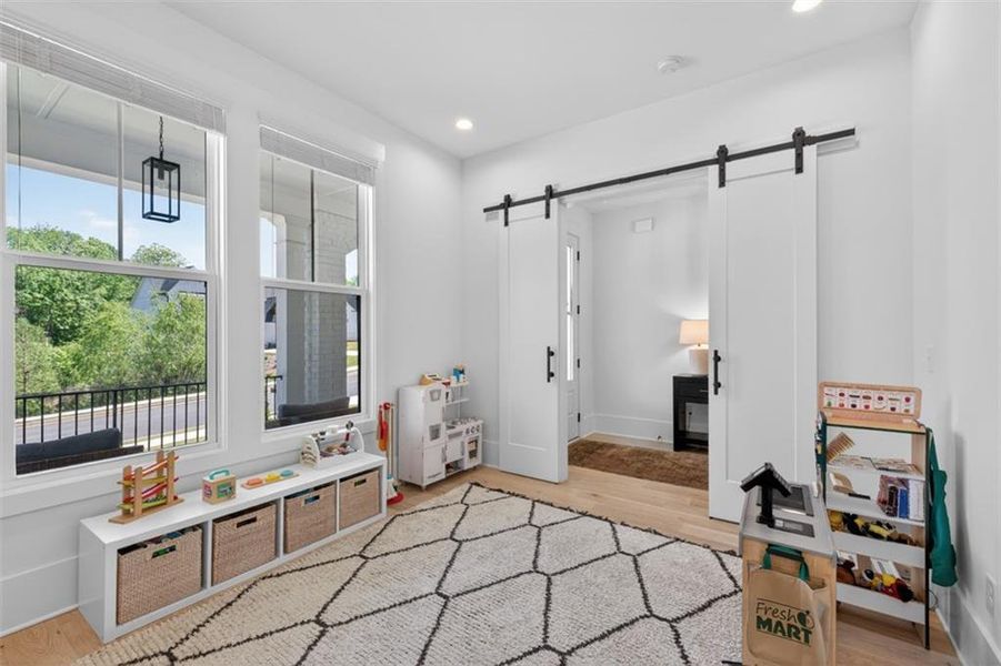 Furnished interior view inside a new home in Town Farms, Peachtree Corners (Image 17).