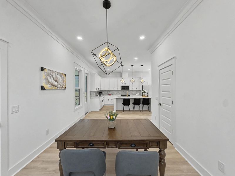 Furnished interior view inside a new home in , North Charleston (Image 16).
