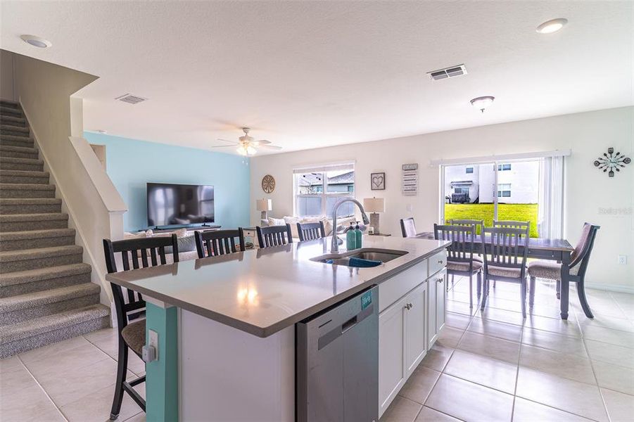 Furnished interior view inside a new home in Harmony at Lake Eloise, Winter Haven (Image 8). Furnished interior view inside a new home in Harmony at Lake Eloise, Winter Haven (Image 8).