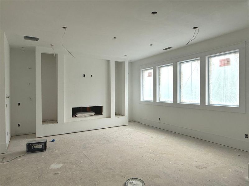 In-progress construction of a new home in , Flowery Branch, GA (Image 21).