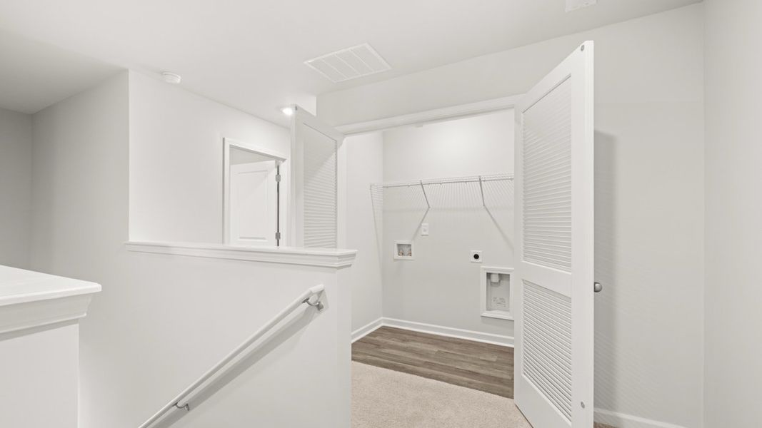 Spacious, unfurnished interior of a new home in Rushing Waters Townhomes, North Augusta (Image 21). Spacious, unfurnished interior of a new home in Rushing Waters Townhomes, North Augusta (Image 21).