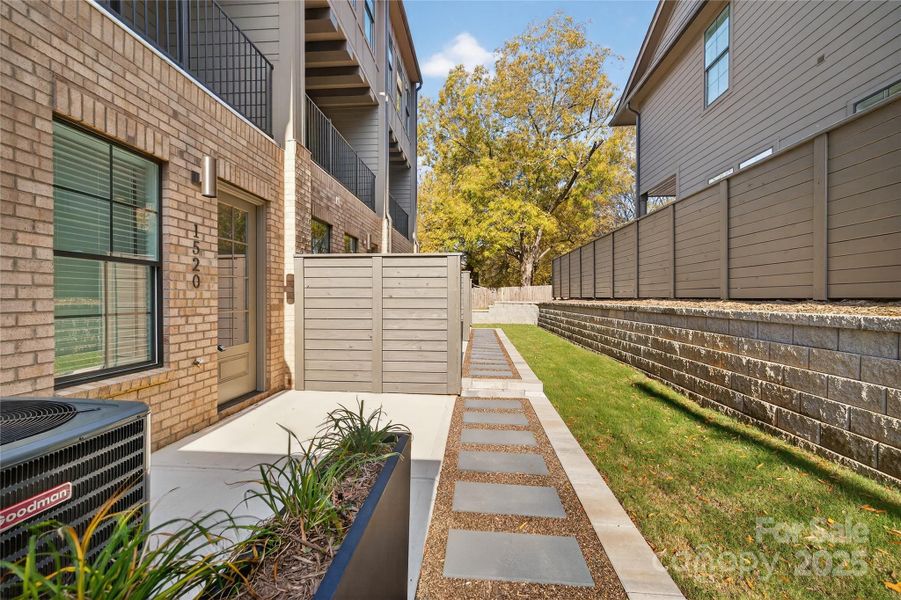 Exterior details and patio area of a home in , Charlotte (Image 21).