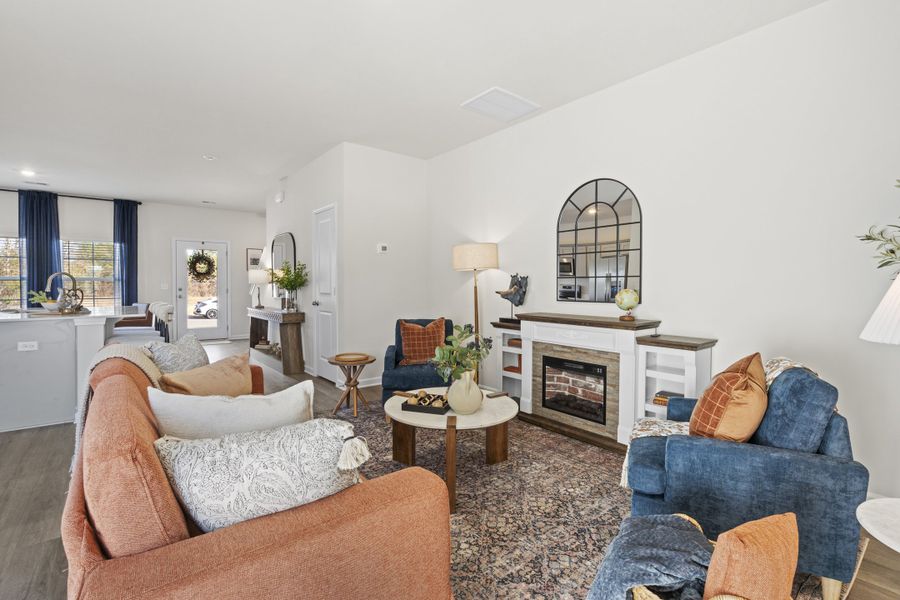 Furnished interior view inside a new home in Harbison Grove, Columbia (Image 14).